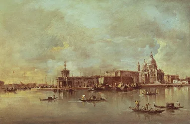 Santa Maria della Salute seen from the mouth of the Grand Canal, Venice